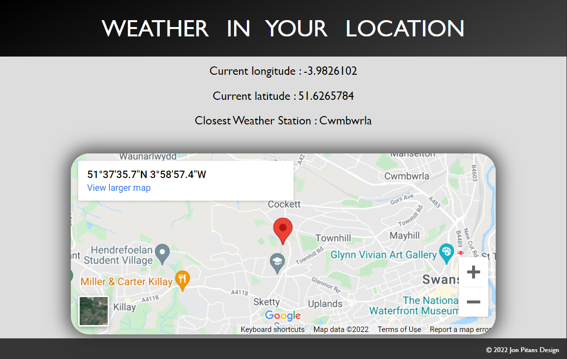 Weather In Your Location